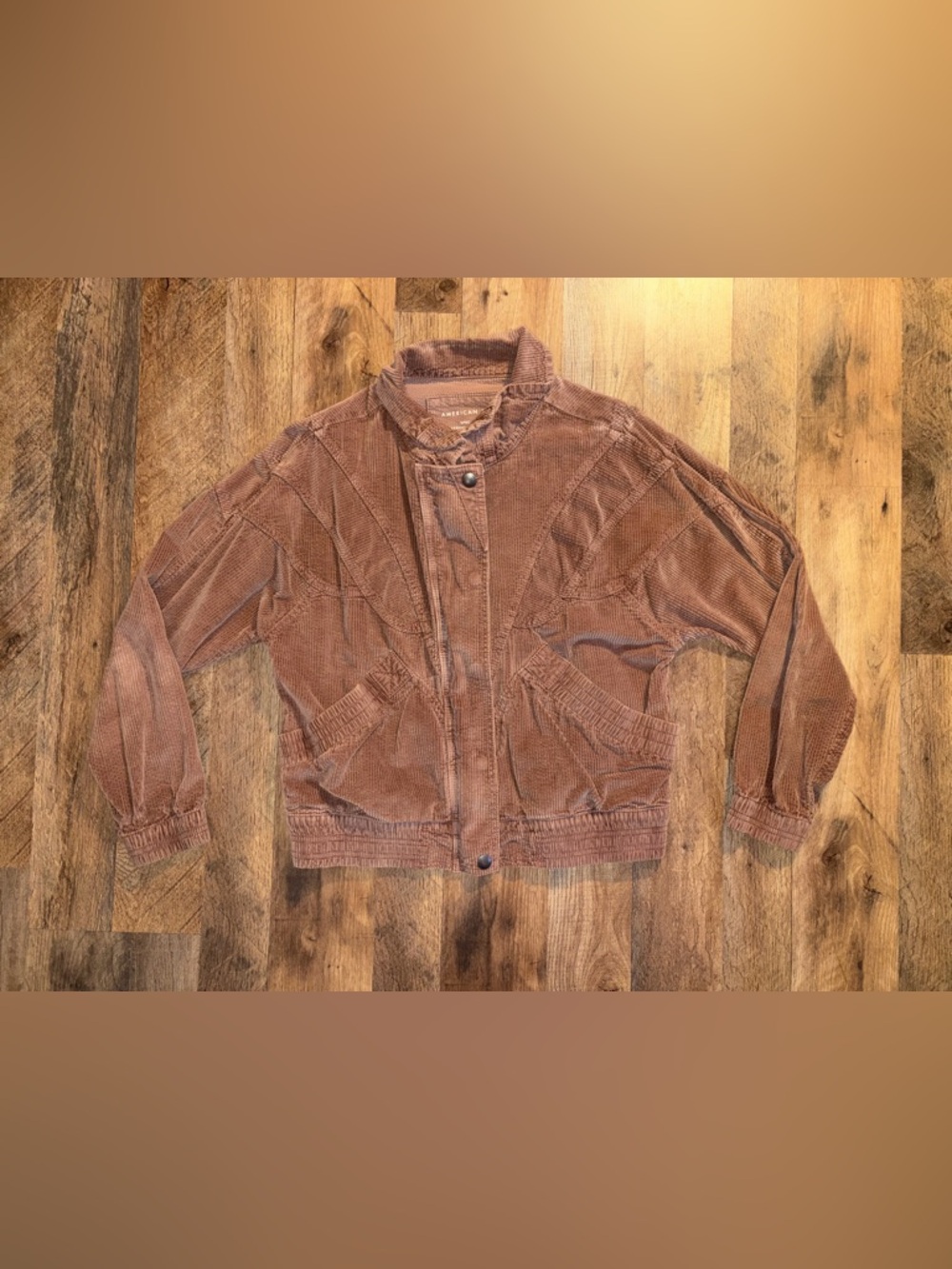 American Eagle corduroy bomber jacket